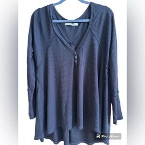 Black Free People Knit Top! Oversized Med